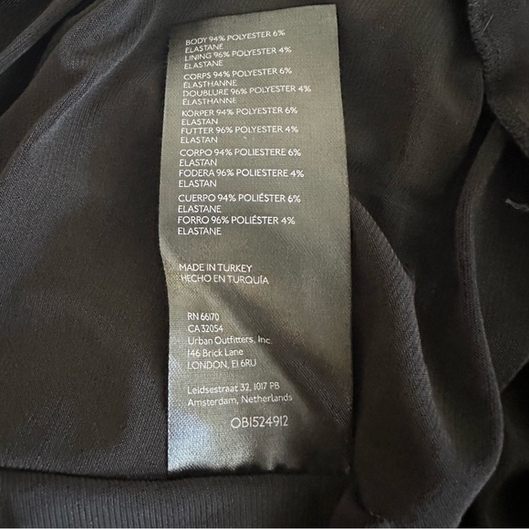 Urban Outfitters Tula Black Floral Layered Mesh Playsuit Romper Women’s Medium - Picture 13 of 14